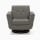 hughes swivel chair taylor felt grey
