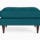 eliot ottoman key largo zenith teal