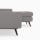 hopson sectional taylor felt grey