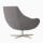 lenette swivel chair taylor felt grey