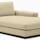 holt single arm chaise synergy oatmeal