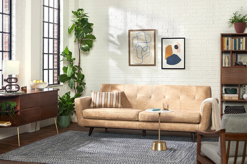 Hughes Leather Sofa Joybird