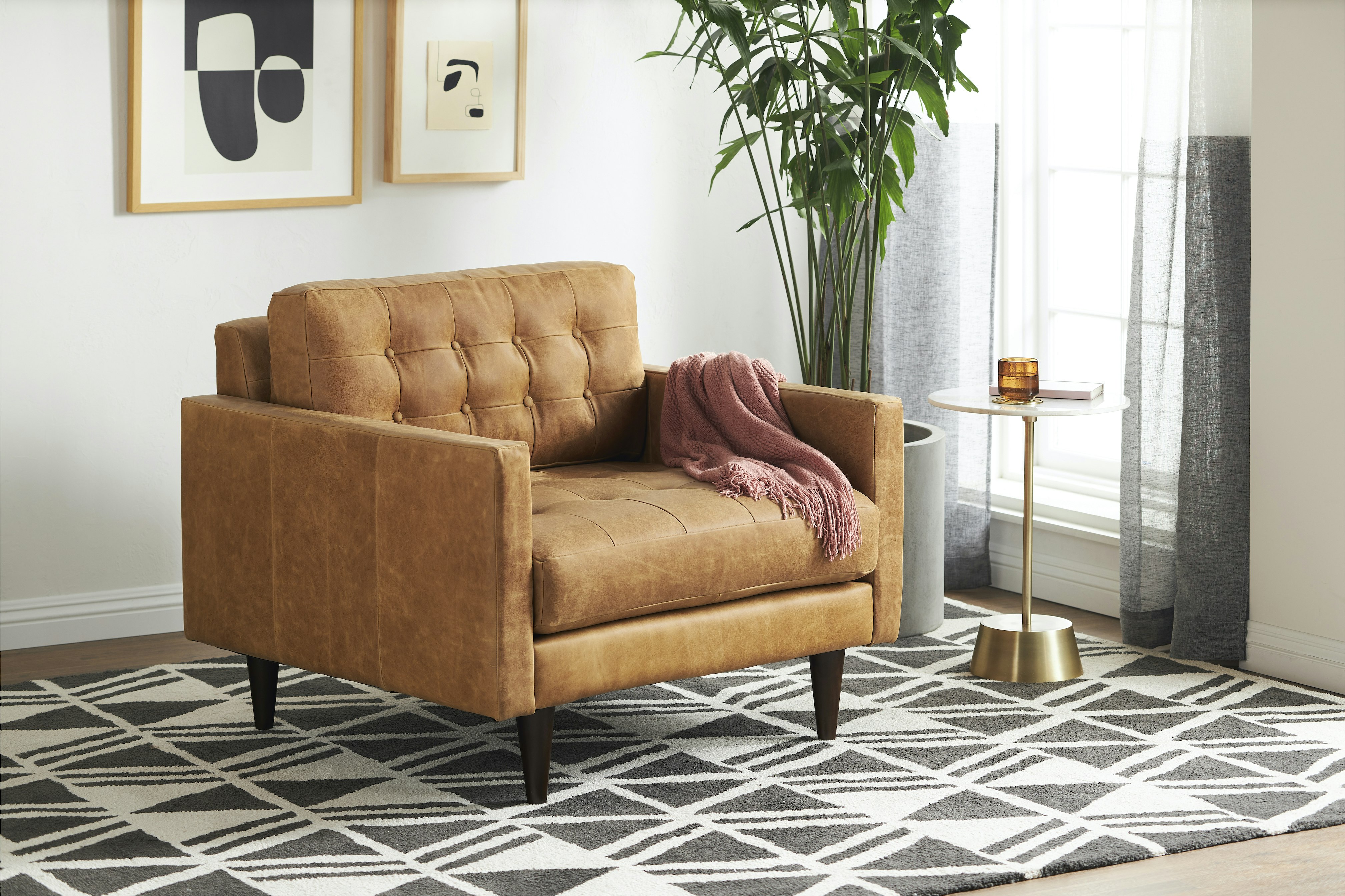 Eliot Leather Chair Joybird