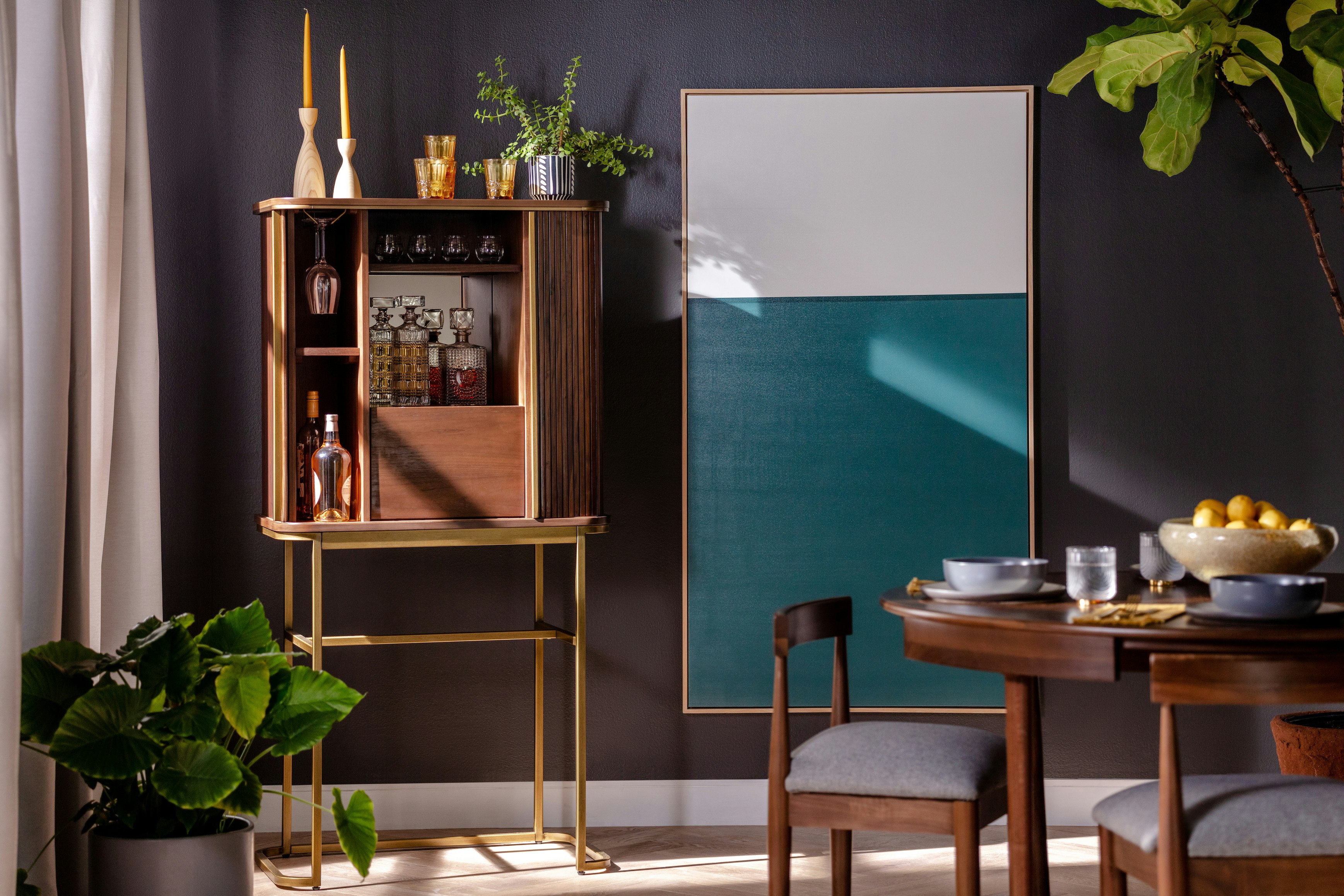 Bar Carts Mid Century Modern Bar Carts Cabinets Joybird