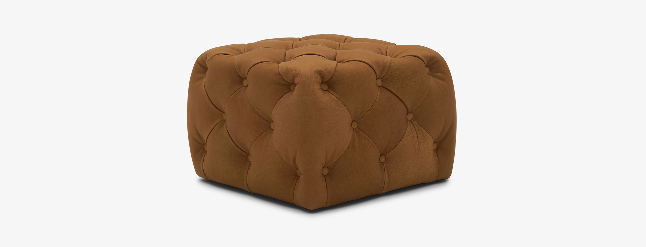 Otis Leather Ottoman Joybird