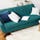 Aubrey Sofa Lucky Turquoise