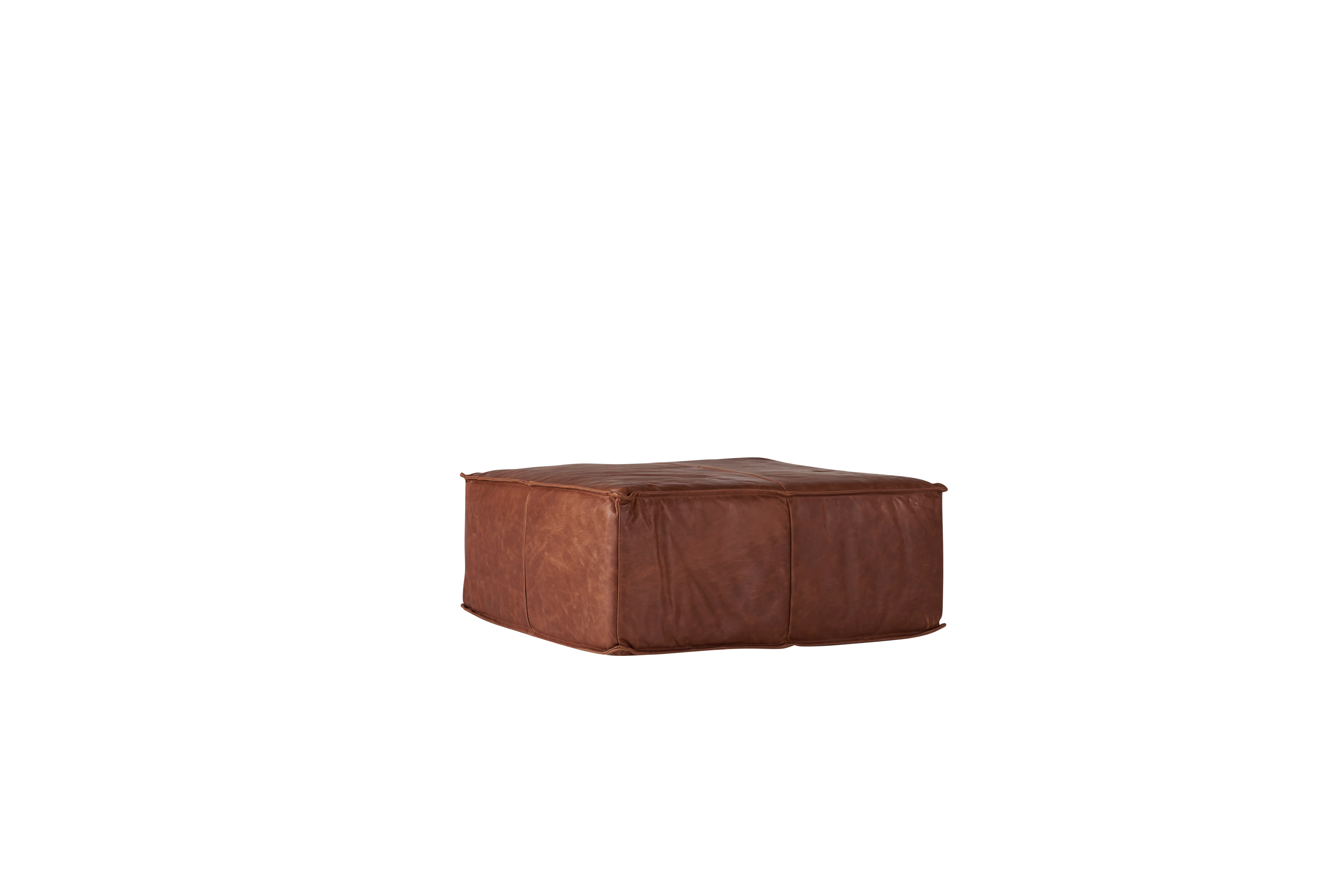 lyle leather ottoman academy cuero